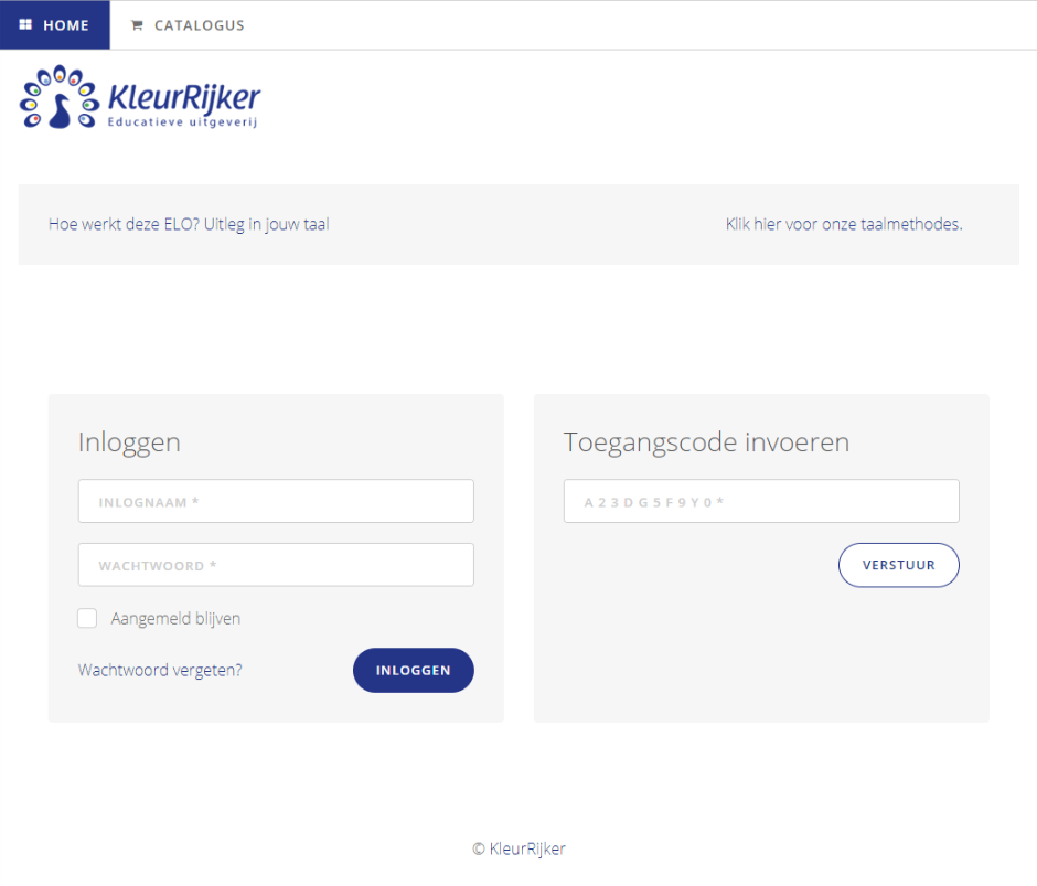 KleurRijker | Inloggen - Webwinkel KleurRijker: Inburgering En ...